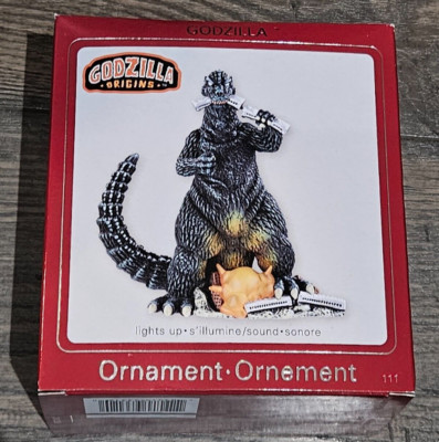 Carlton Cards Heirloom:2009 Godzilla Origins Ornament (Light & Sound ) Vintage +-image