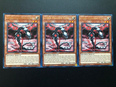 3x Cyber Dragon Core MAGO-EN123 Rare 1st Edition Mint / Near Mint-image