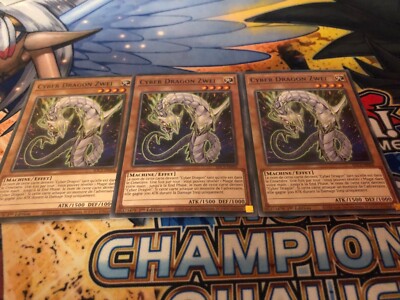 Cyber Dragon Deux SDCS-FR004 Yugioh X3 Card New First French Edition-image