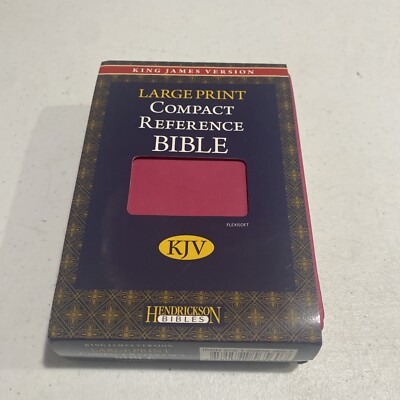 KJV 2012 Pink Large Print Compact Reference Bible Hendrickson-image