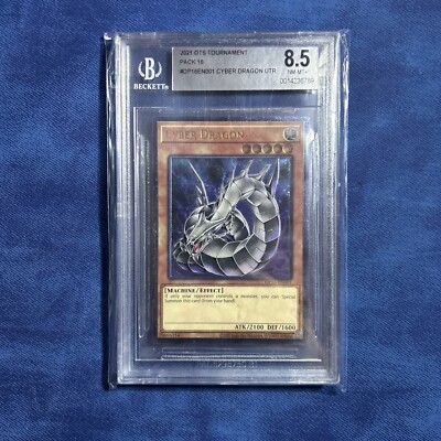 Yugioh Cyber Dragon OP16-EN001 Ultimate Rare OTS Tournament Pack 16 BGS 8.5 MINT-image