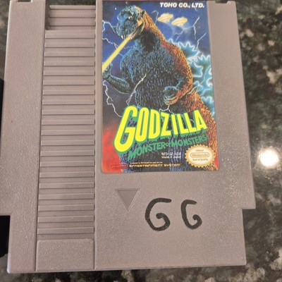 Godzilla: Monster of Monsters NES Authentic RARE 1989 Video Game Sleeve Nintendo-image
