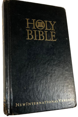 Holy Bible New International Version International Bible Society 1984 Black-image