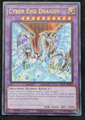 Cyber End Dragon - Yugioh TCG - SDCS-EN041 - Misprint-image