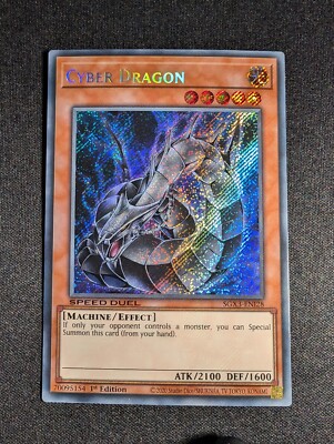 Yugioh - Cyber Dragon SGX3-EN128 1st Edition Secret Rare NM-image