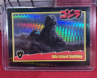 Godzilla - Odo Island Sighting - #3 - Series 1 - 2024 Black Prizm 9/54 Rare-image