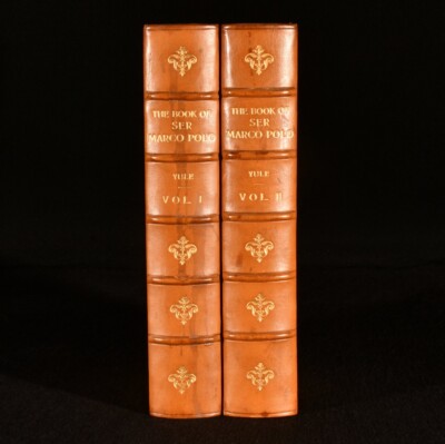 1875 2Vols The Book of Ser Marco Polo the Venetian Colonel Henry Yule Second ...-image