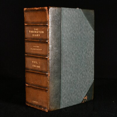 1922-1923 2vol The Farington Diary Joseph Farington James Greig Illustrated N...-image