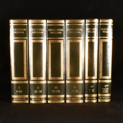 1984-90 6vol Enciclopedia Virgiliana Scarce Illustrated-image