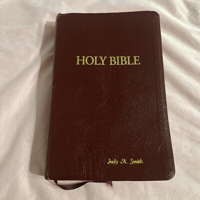 Zondervan Bible KJV Giant Print Reference Bonded Leather Words Of Christ In Red-image