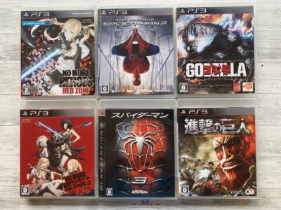 SONY PS3 No More Heroes & Spider-Man 2 3 & Godzilla & Attack on Titan from Japan-image