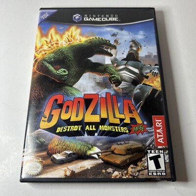 Godzilla: Destroy All Monsters Melee (Nintendo GameCube 2002) - No Manual TESTED-image