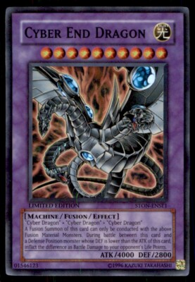 Yu-Gi-Oh! Cyber End Dragon #STON-ENSE1 Light Play-image