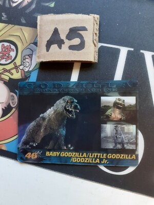 GODZILLA HISTORY CARD MORINAGA 4 CARDS-image