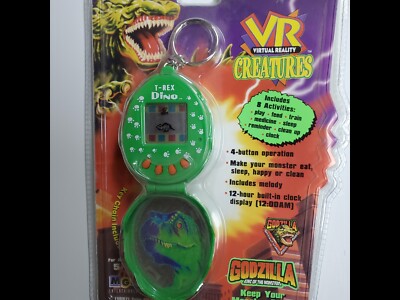 Godzilla Virtual Reality VR Creatures Cyber Pet MGA 1997 Still Sealed!  OBO-image