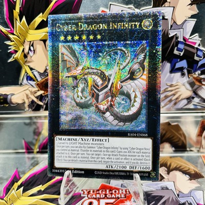 Yugioh Cyber Dragon Infinity (Alternate Art) RA04-EN068 QCR 1st Ed Near Mint-image