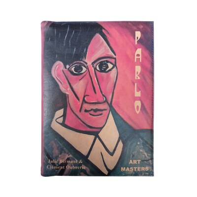 Pablo -Leather Covered Wood Hardback Graphic Novel, Pablo Picasso , Personalized-image