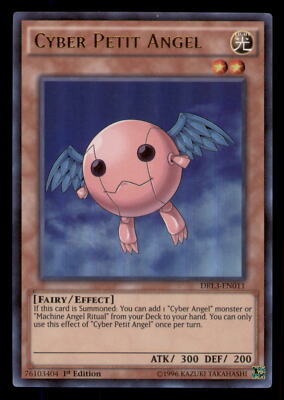 Yugioh Cyber Petit Angel #DRL3-EN011 Dragons of Legend: Unleashed LP-image