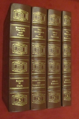 Easton Press: Albert Einstein, 4 volumes (2004, Leatherbound)-image