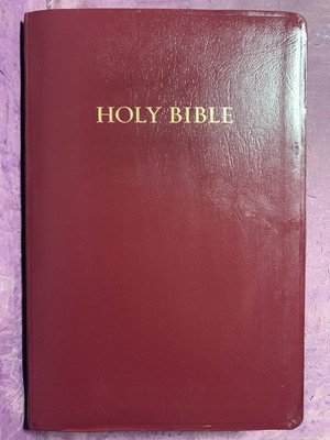 Holy Bible NKJV Giant Print Center Column Reference Edition Leather Nelson 1994-image