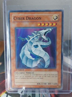 Yugioh Cyber Dragon - CRV-EN015 - Super Rare - 1st Edition LP-image
