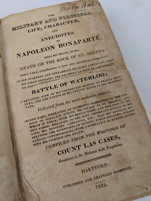 The Military and Political Life, Character of Napoleon Bonaparte 1st Ed 1823 WOW-image