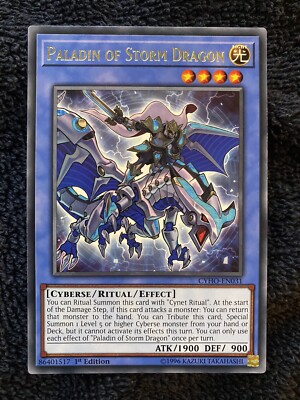 Yu-Gi-Oh! Paladin of Storm Dragon CYHO-EN031 Rare 1st Edition NM/M-image