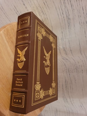 Lincoln David Herbert Donald 1995 Library of The Presidents Easton Press-image