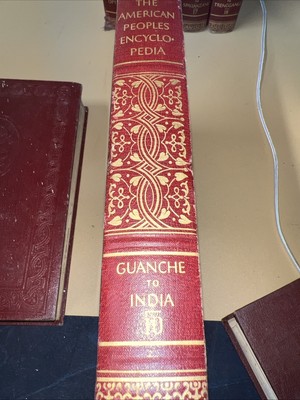The American Peoples Encyclopedia Volume 10, Guanche To India 1954 Hardcover -image