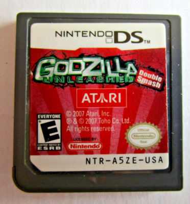 Godzilla Unleashed: Double Smash AUTHENTIC Nintendo DS Vintage - Cartridge Only-image