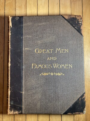 Great Men and Famous Women , Vol III, 1894 Selmar Hess VG-image
