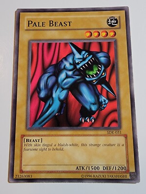Pale Beast	SDK-031 Common Unlimited Yugioh-image