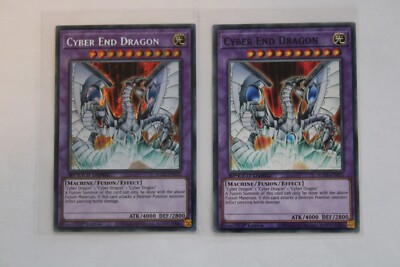 YuGiOh - Cyber End Dragon SGX1-ENG21 1x Secret Rare 1x Common-image
