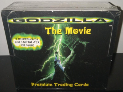 Godzilla The Movie Premium Trading Cards - Sealed Box - JPP/Amada-image