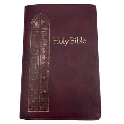 Holy Bible KJV Giant Print Reference Nelson Regency 883C BG Burgundy Leatherflex-image