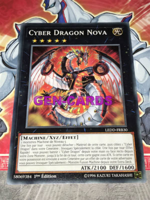 Yu Gi Oh CYBER DRAGON NOVA LEDD-FRB30 Card-image