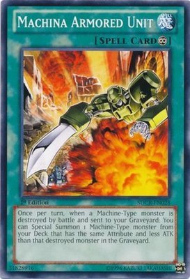 Machina Armored Unit - SDCR-EN028 - Common - 1st Edition - Lightly Played-image