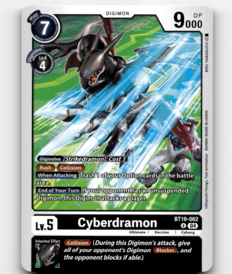 Digimon CCG Cyberdramon - Release Special Booster 2.5-image
