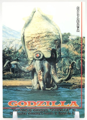 Gezora #38 Godzilla trading collection Card Amada Movie 1995 TCG Japan-image
