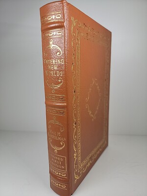 SIGNED Easton Press ENTERING NEW WORLDS Ambassador Max M. Kampelman LEATHER 1991-image