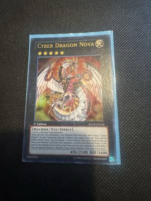 Cyber Dragon Nova SDCR-EN038 Ultra Rare 1st Edition Near Mint Yugioh-image