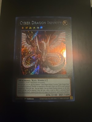Cyber Dragon Infinity (Secret Rare) RA04-EN068 Quarter Century Stampede 1st...-image
