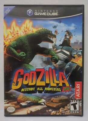 Godzilla: Destroy All Monsters Melee (Nintendo Gamecube, 2002) CIB-image