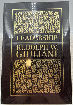 Leadership by Rudolph W. Giuliani (2002) New Limited Ed. Leather-Bound Book-image