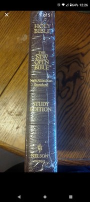 Holy Bible: The New Open Bible, Study Edition, NASB - Smells Like Cigarettes-image