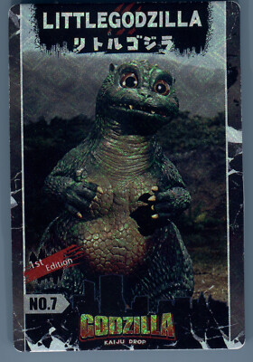 Godilla Kaiju Drop Arcade Game Card No.7 Little Godzilla 1st Edition Round 1-image