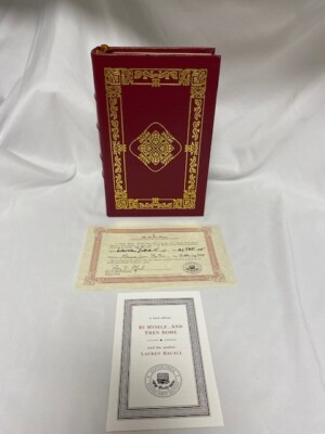 Easton Press - BY MYSELF AND THEN SOME - Signed 1st edition by LAUREN BACAL-image