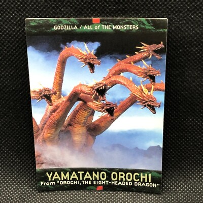 Yamatano Orochi Godzilla Card TCG No.59 Toho Movie BANDAI 1996 1ST ED Japanese-image