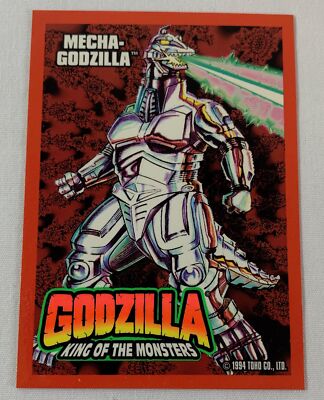 1994 Trendmasters Godzilla King Of The Monsters #6 card ~ MECHA-GODZILLA-image