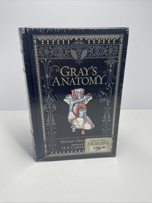 Collectible GRAY'S ANATOMY Leather Bound by Henry Gray Illustrated HV Carter NEW-image